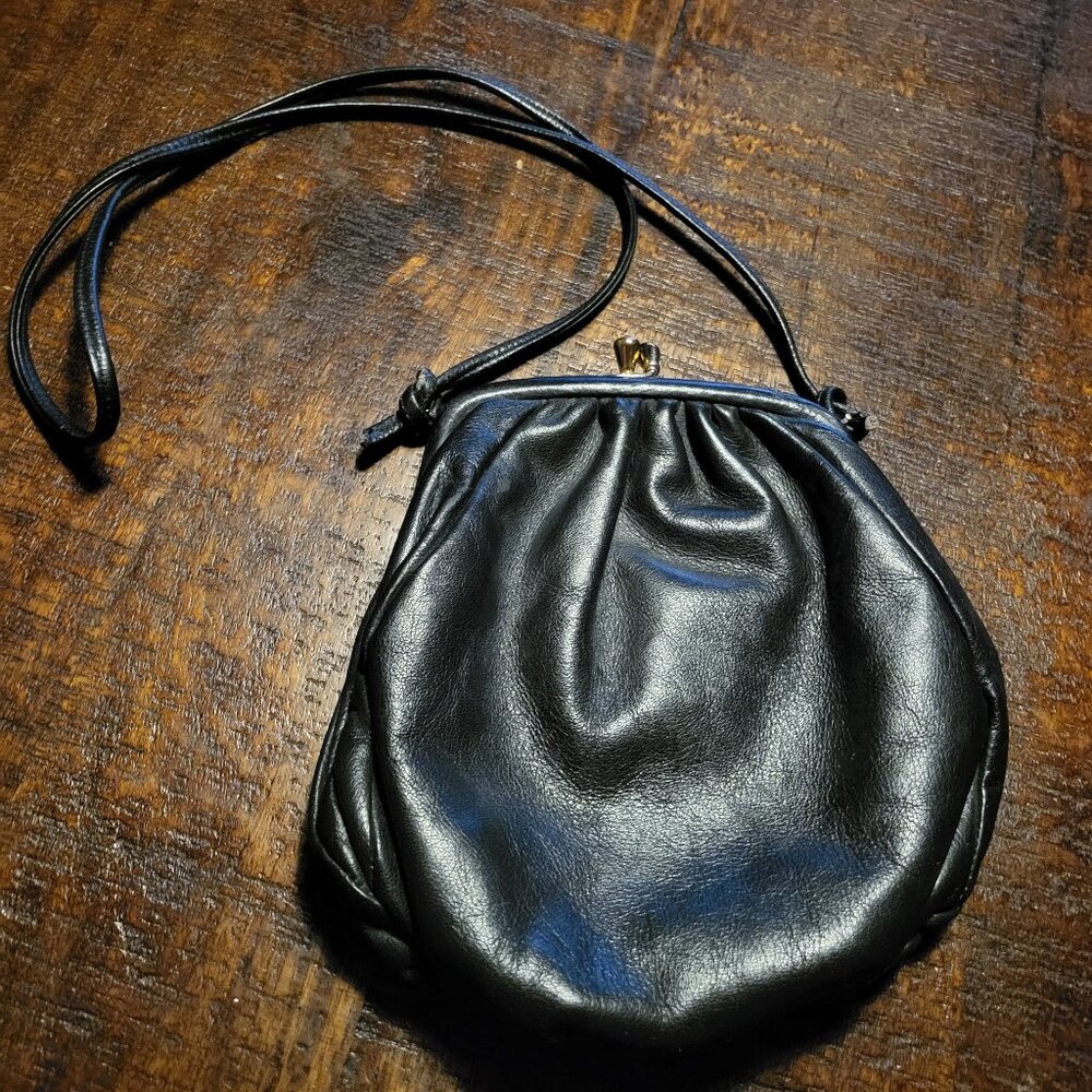 Y2K vintage 90's mini crosbody leather purse